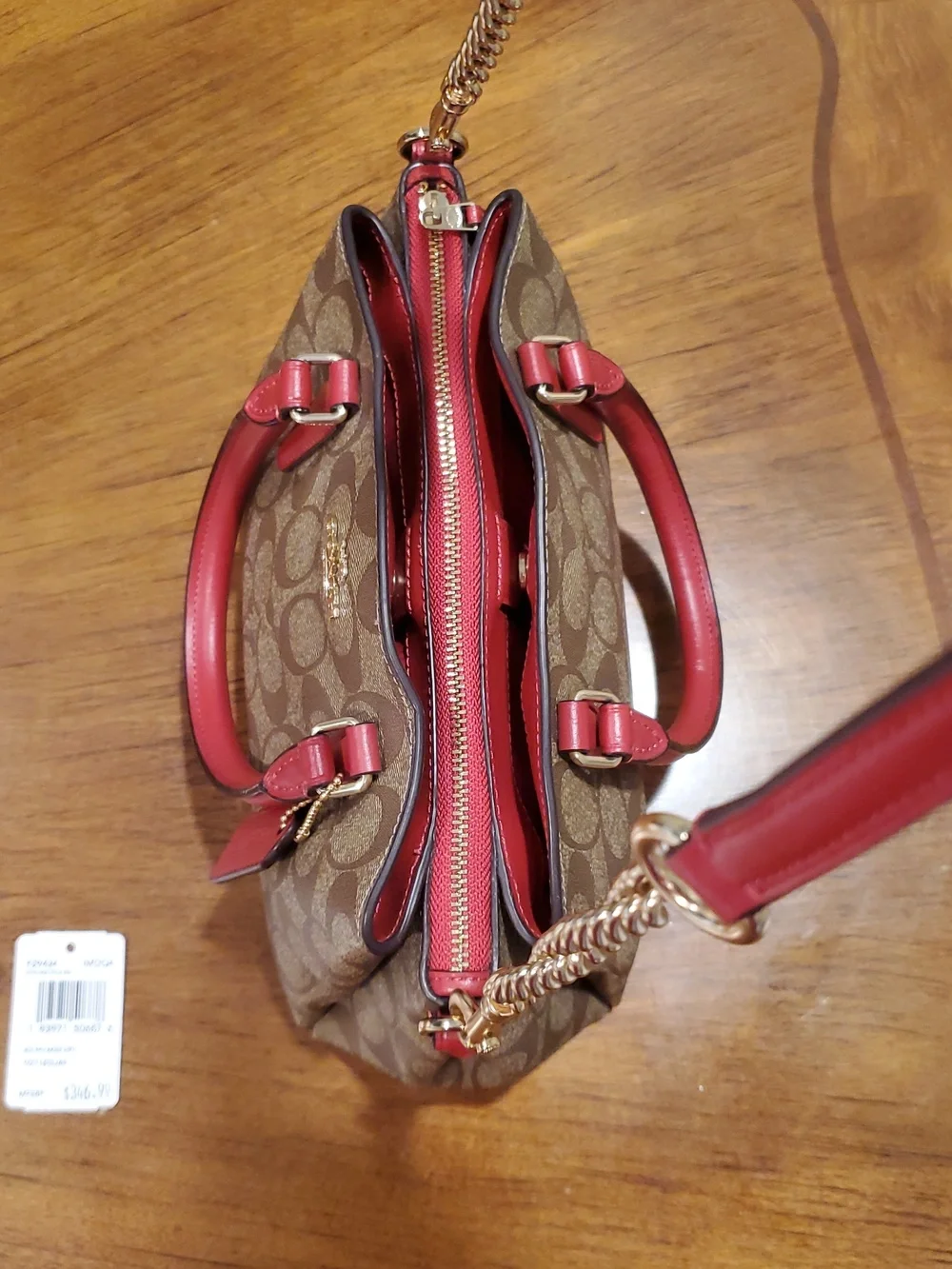 NEW Coach Mini Sage Signature Carryall